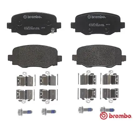 P23177 Brembo Колодки тормозные дисковые комплект