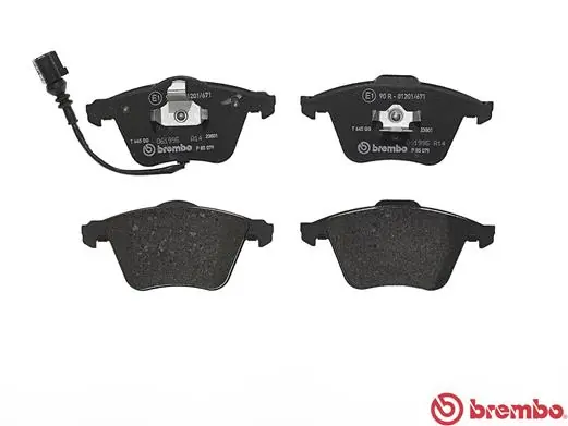 P85079 Brembo Колодки передние