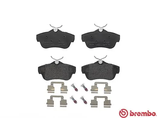 P61095 Brembo Колодки тормозные дисковые комплект