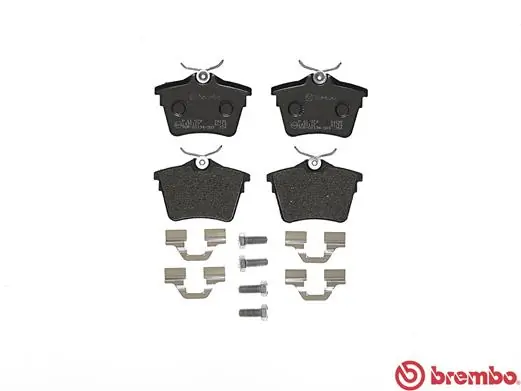 P61079 Brembo Колодки тормозные дисковые комплект