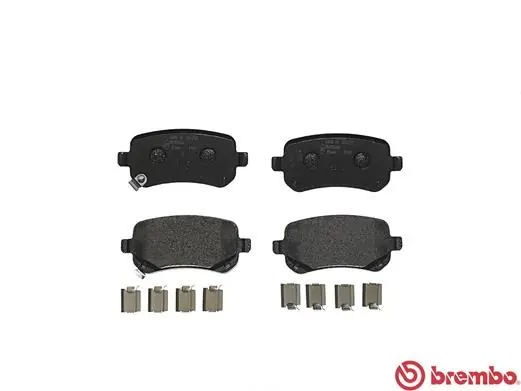P11021 Brembo Колодки тормозные дисковые комплект