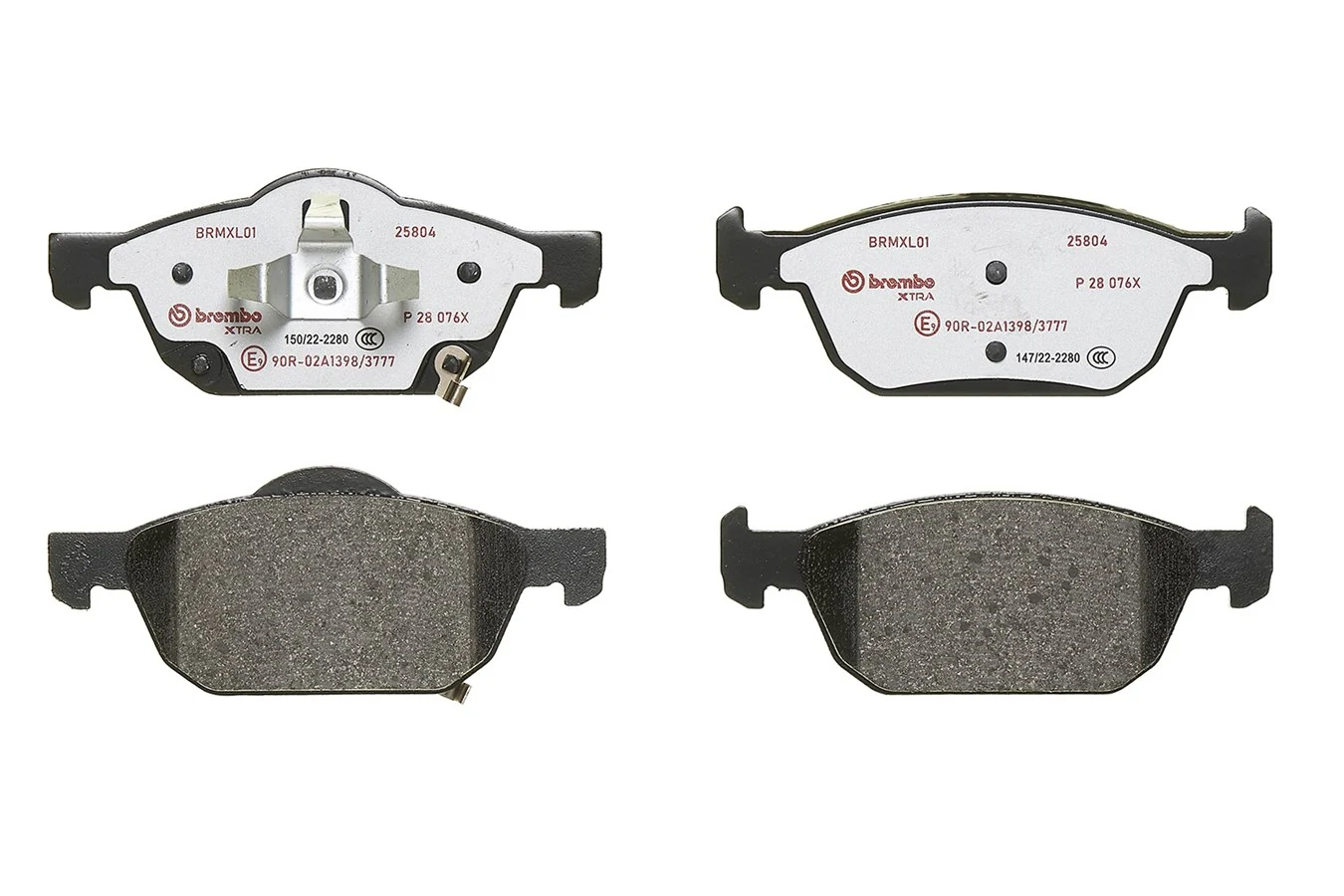 P28076X Brembo Колодки передние
