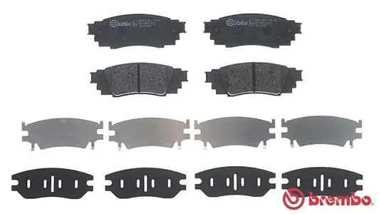 P83160 Brembo Колодки тормозные дисковые комплект