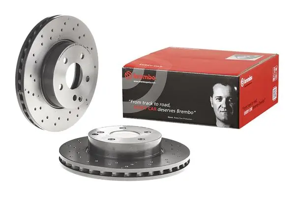 09A61351 Brembo Диск тормозной передний