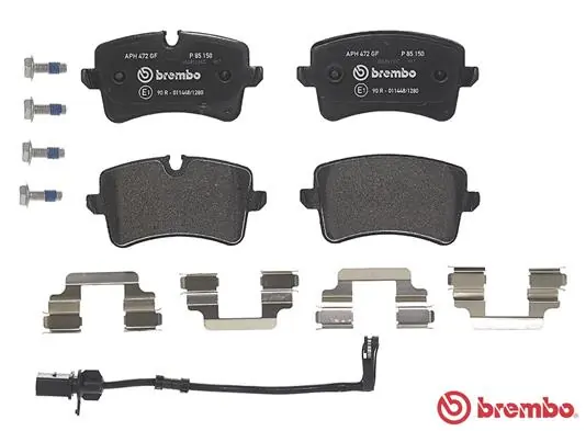 P85150 Brembo Колодки тормозные дисковые комплект