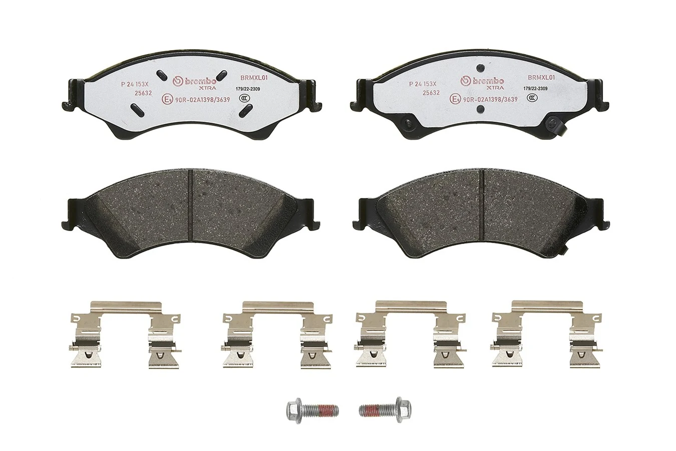 P24153X Brembo Колодки передние