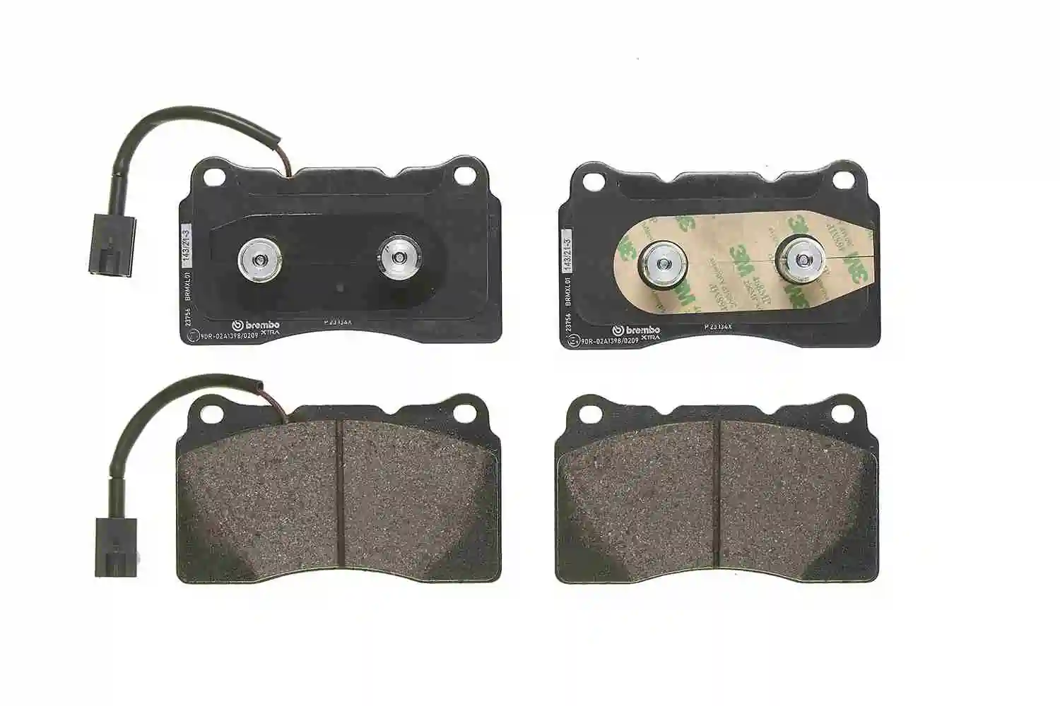 P23134X Brembo Колодки передние