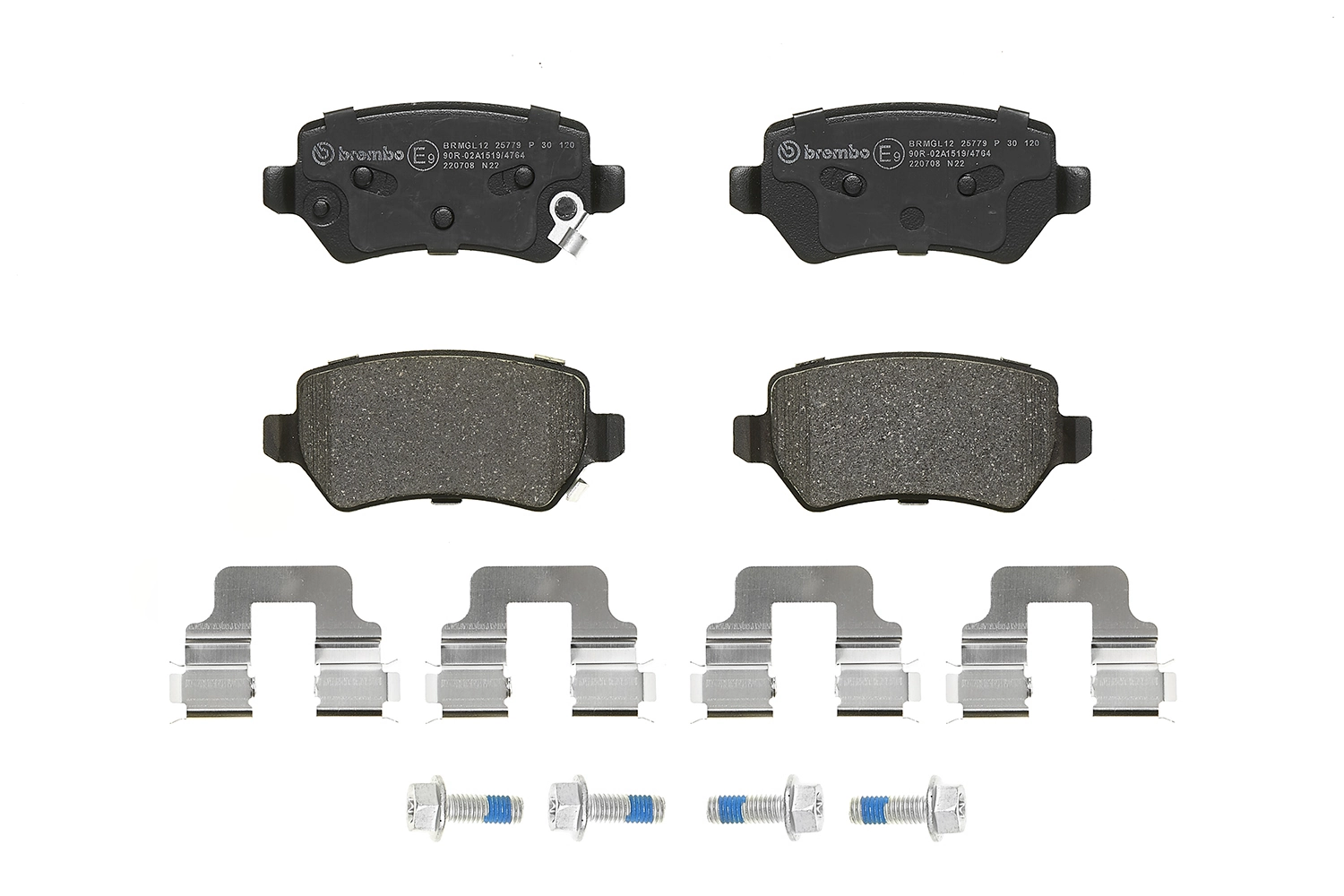P30120 Brembo Колодки тормозные дисковые комплект