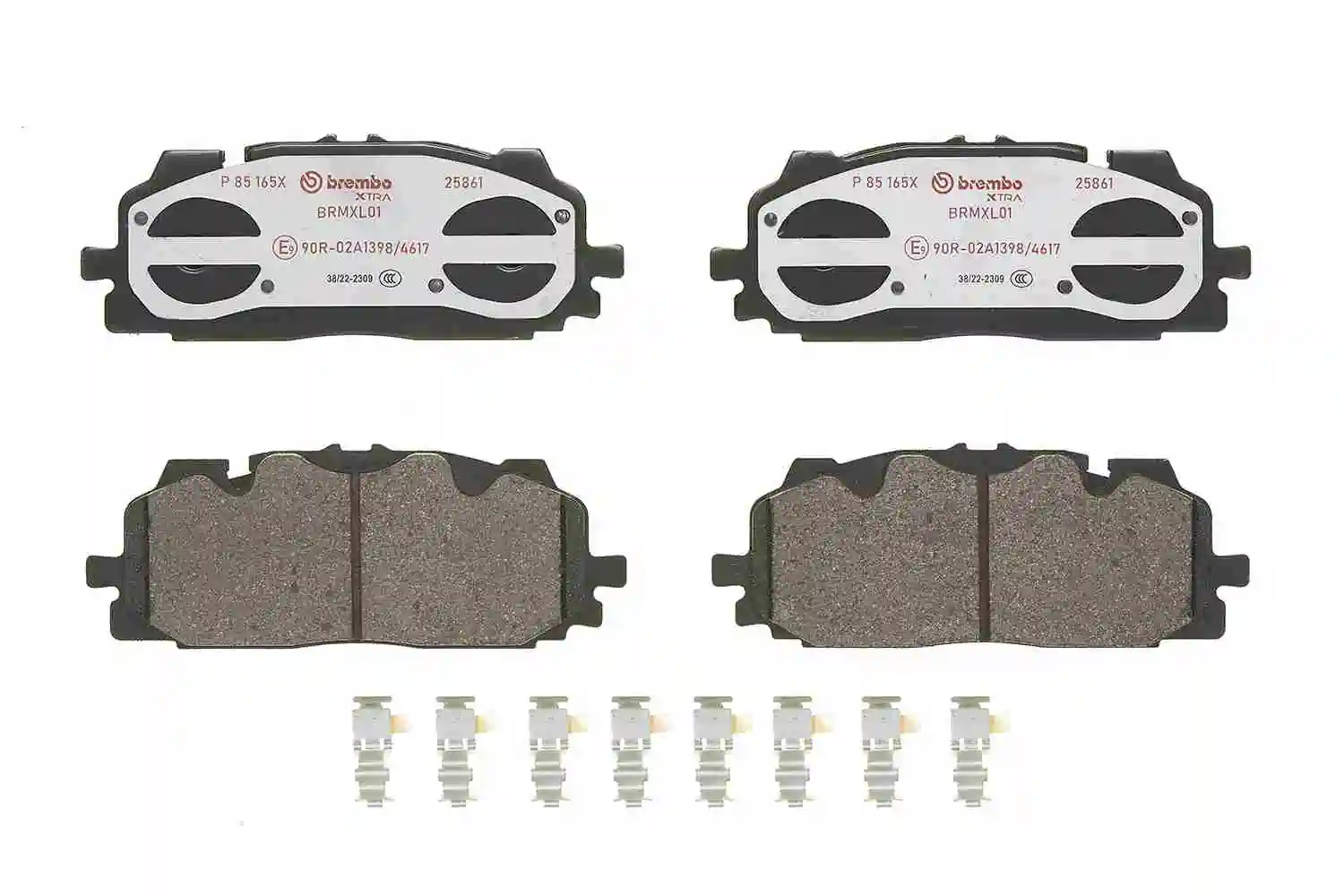 P85165X Brembo Колодки передние