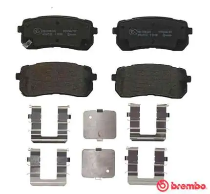 P30080 Brembo Колодки тормозные дисковые комплект