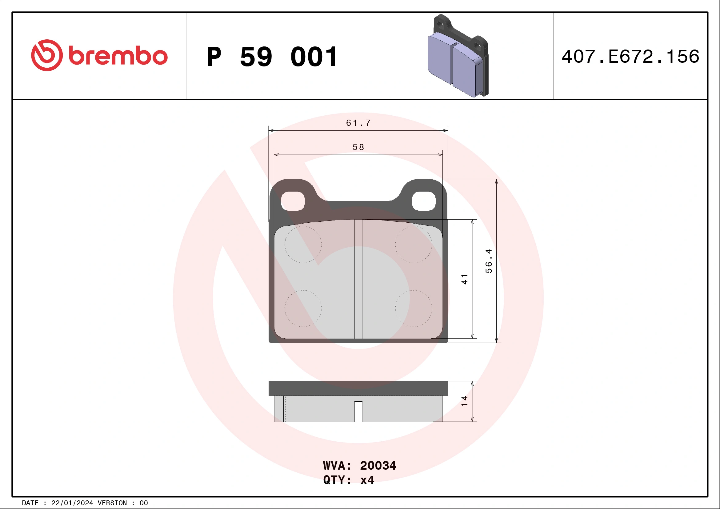 Sapatas do freio dianteiras de disco Alfa Romeo Giulietta 116
