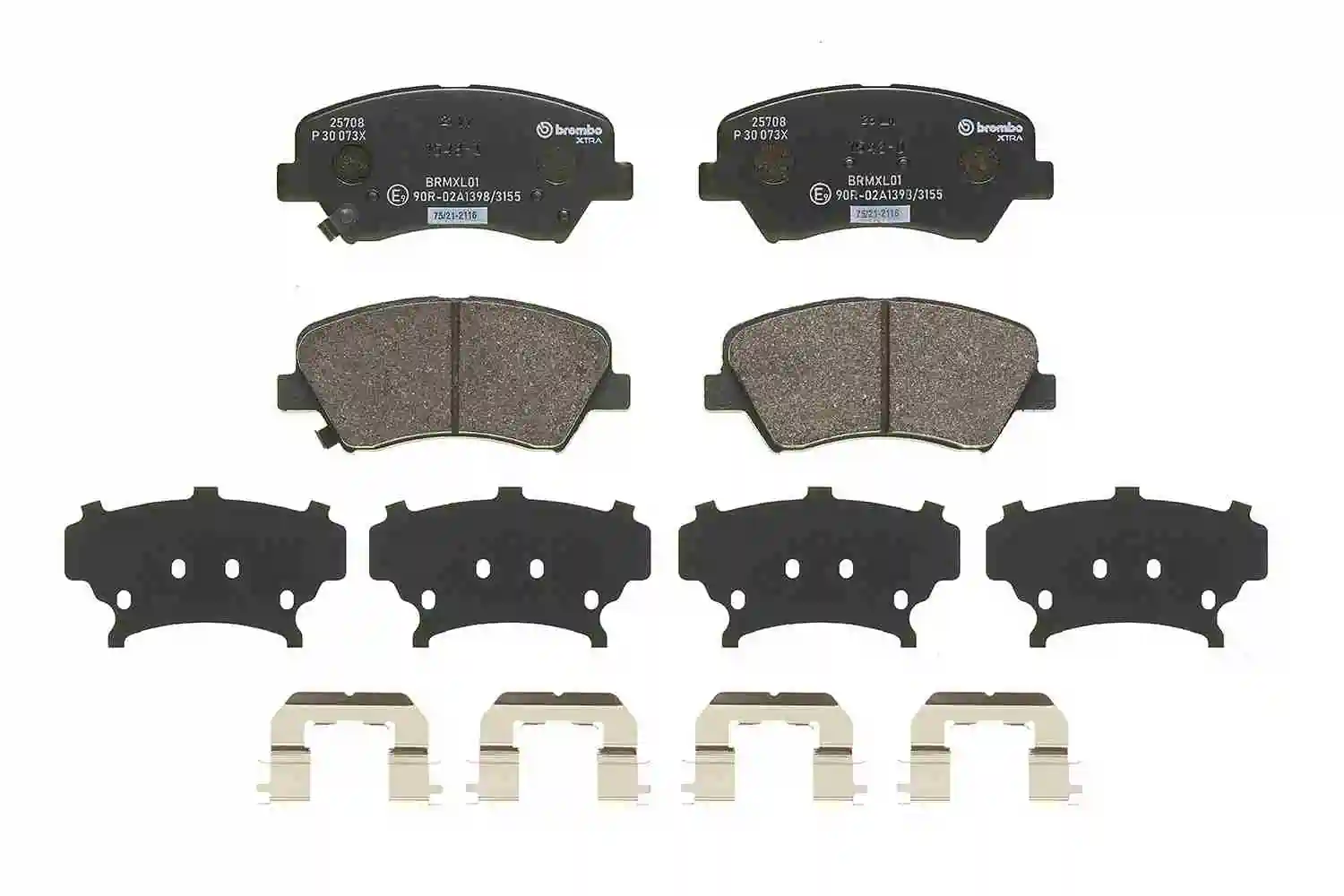 P30073X Brembo Колодки передние