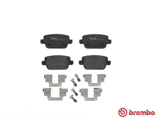P44017 Brembo Колодки тормозные дисковые комплект