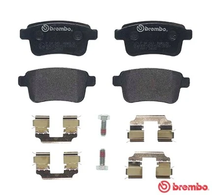 P68043 Brembo Колодки тормозные дисковые комплект