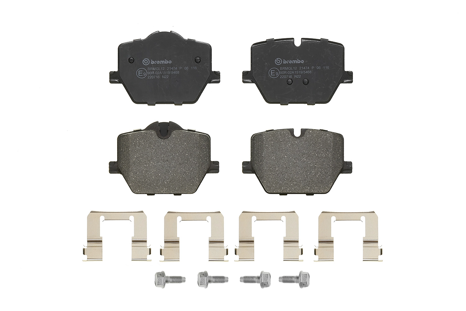 P06116 Brembo Колодки тормозные дисковые комплект