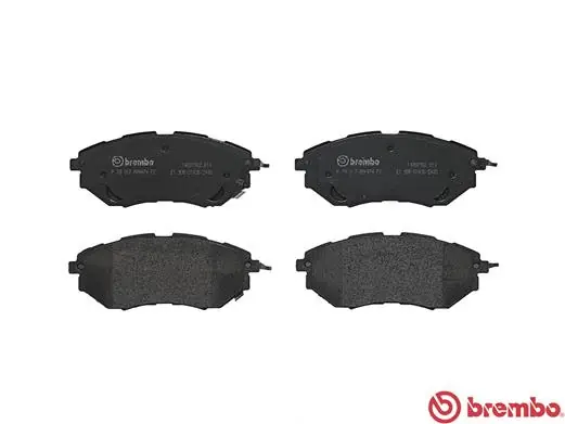 P78017 Brembo Колодки передние