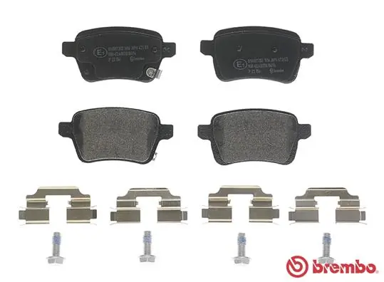 P23156 Brembo Колодки тормозные дисковые комплект