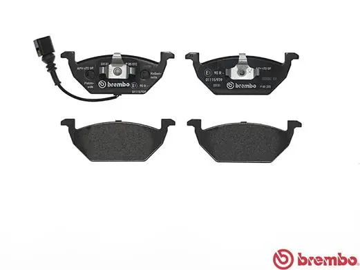 P85072 Brembo Колодки передние