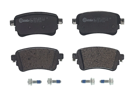 P61133 Brembo Колодки тормозные дисковые комплект