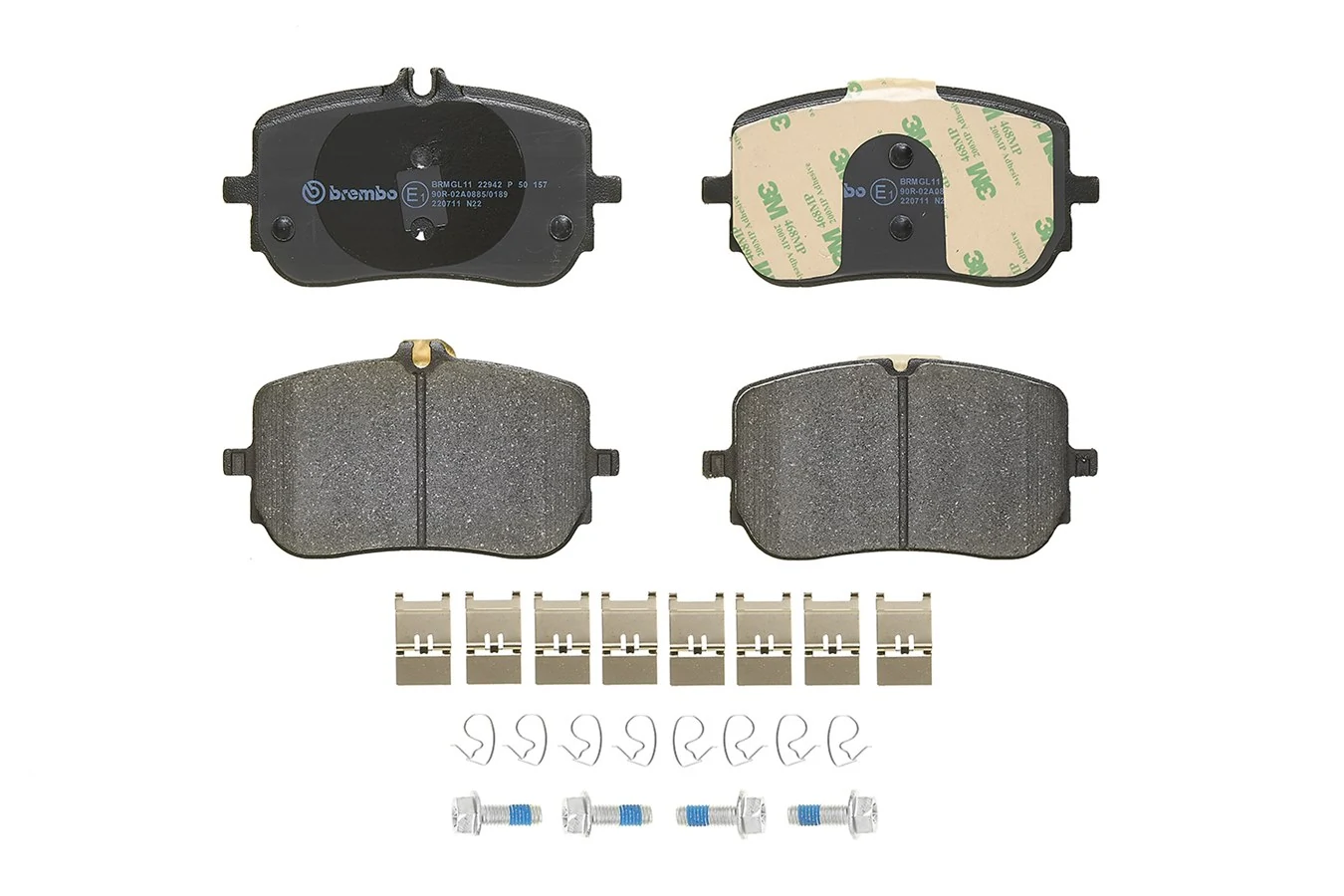 P50157 Brembo Колодки передние