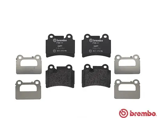 P85111 Brembo Колодки тормозные дисковые комплект