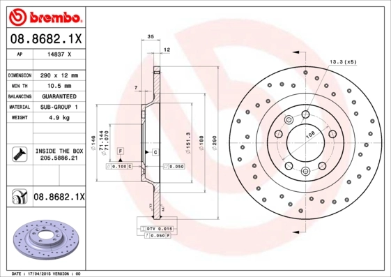 0886821X Brembo