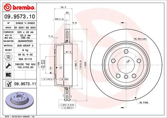 09957310 Brembo