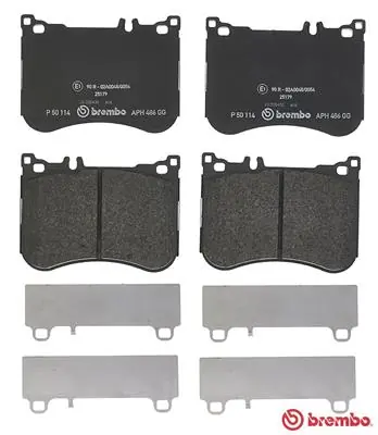 P50114 Brembo Колодки передние