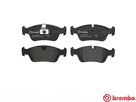 P06024 Brembo Колодки передние