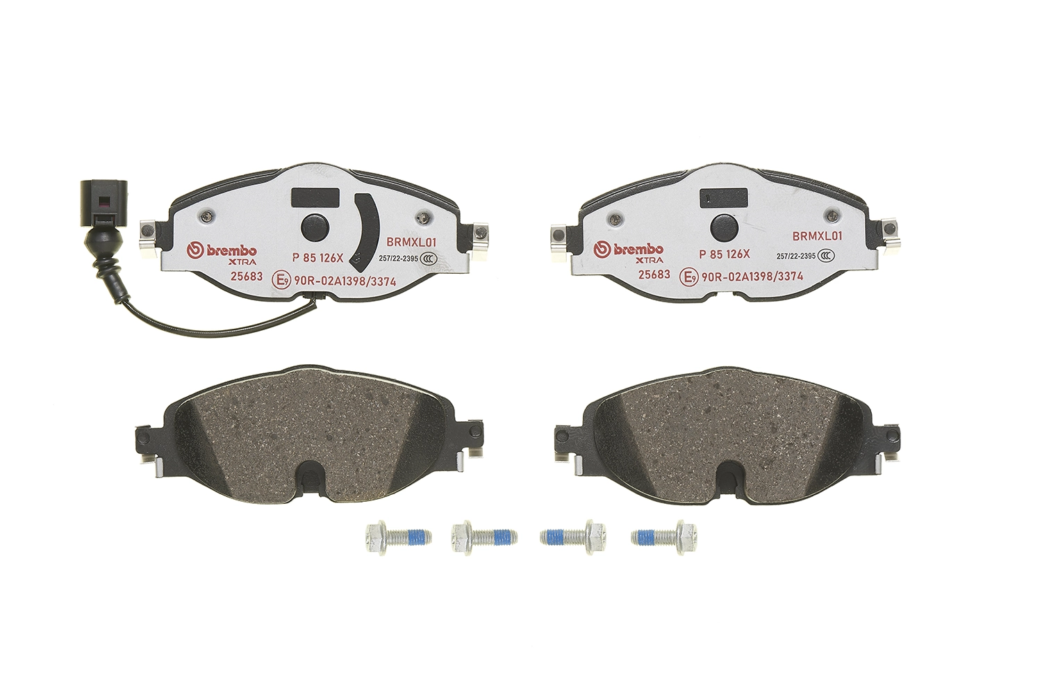 P85126X Brembo Колодки передние