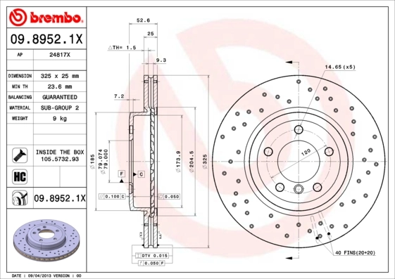 0989521X Brembo