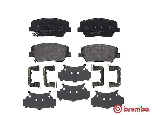 P30070 Brembo Колодки передние