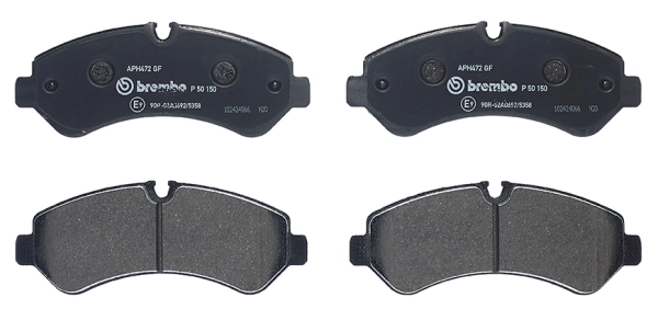 P50150 Brembo Колодки тормозные дисковые комплект