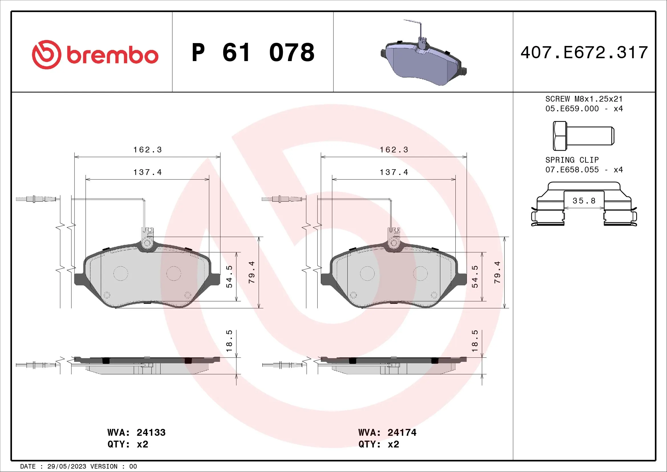 P61078 Brembo