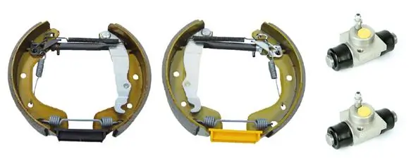 Купить R16001 Tangun Задние барабанные тормозные колодки