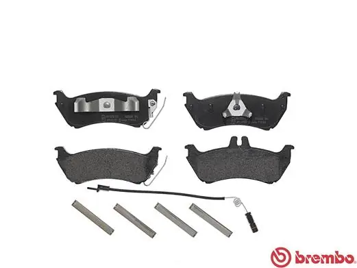 P50044 Brembo Колодки тормозные дисковые комплект