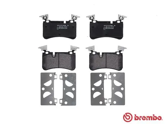 P50113 Brembo Колодки тормозные дисковые комплект