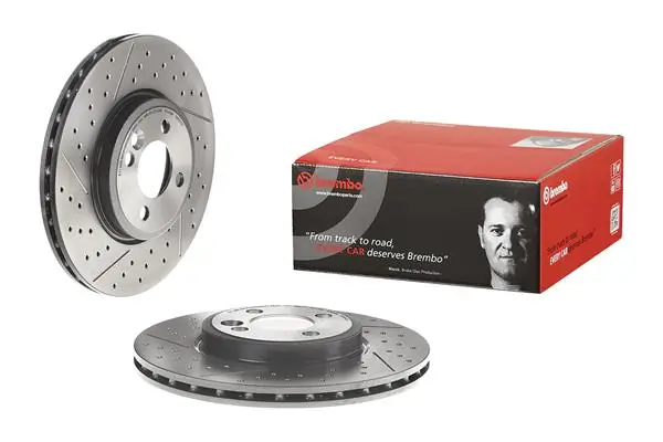 09A04721 Brembo Диск тормозной передний
