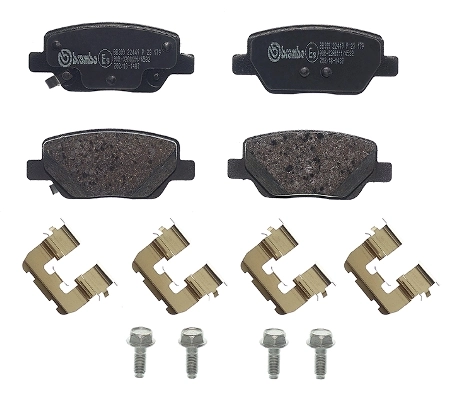 P23179 Brembo Колодки тормозные дисковые комплект