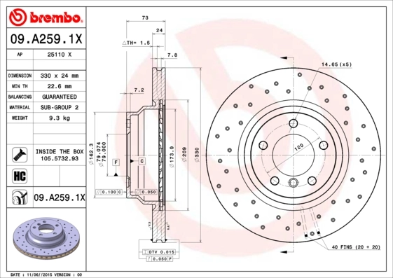 09A2591X Brembo