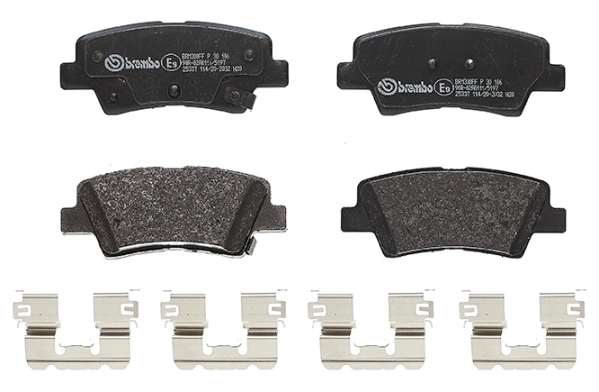 P30106 Brembo Колодки тормозные дисковые комплект