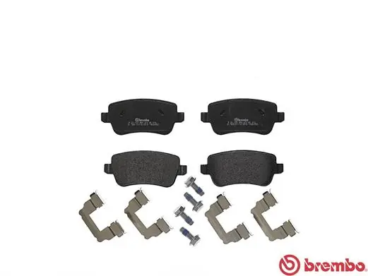 P23102 Brembo Колодки тормозные дисковые комплект