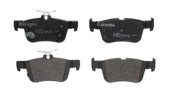 P24217 Brembo Колодки тормозные дисковые комплект