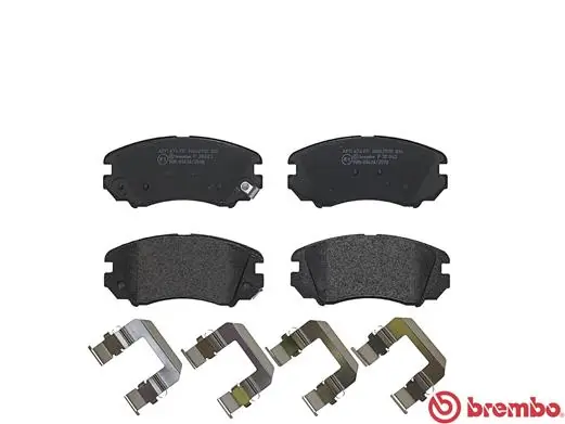 P30043 Brembo Колодки передние