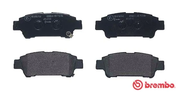 P83056 Brembo Колодки тормозные дисковые комплект