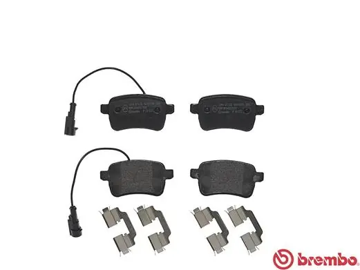 P23133 Brembo Колодки тормозные дисковые комплект