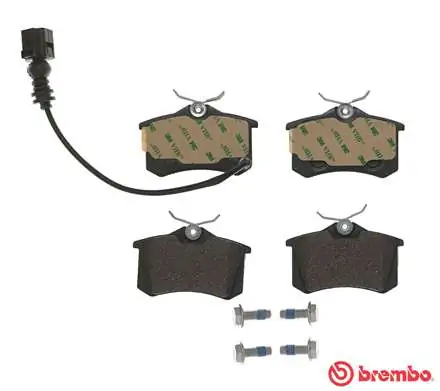 P85066 Brembo Колодки тормозные дисковые комплект