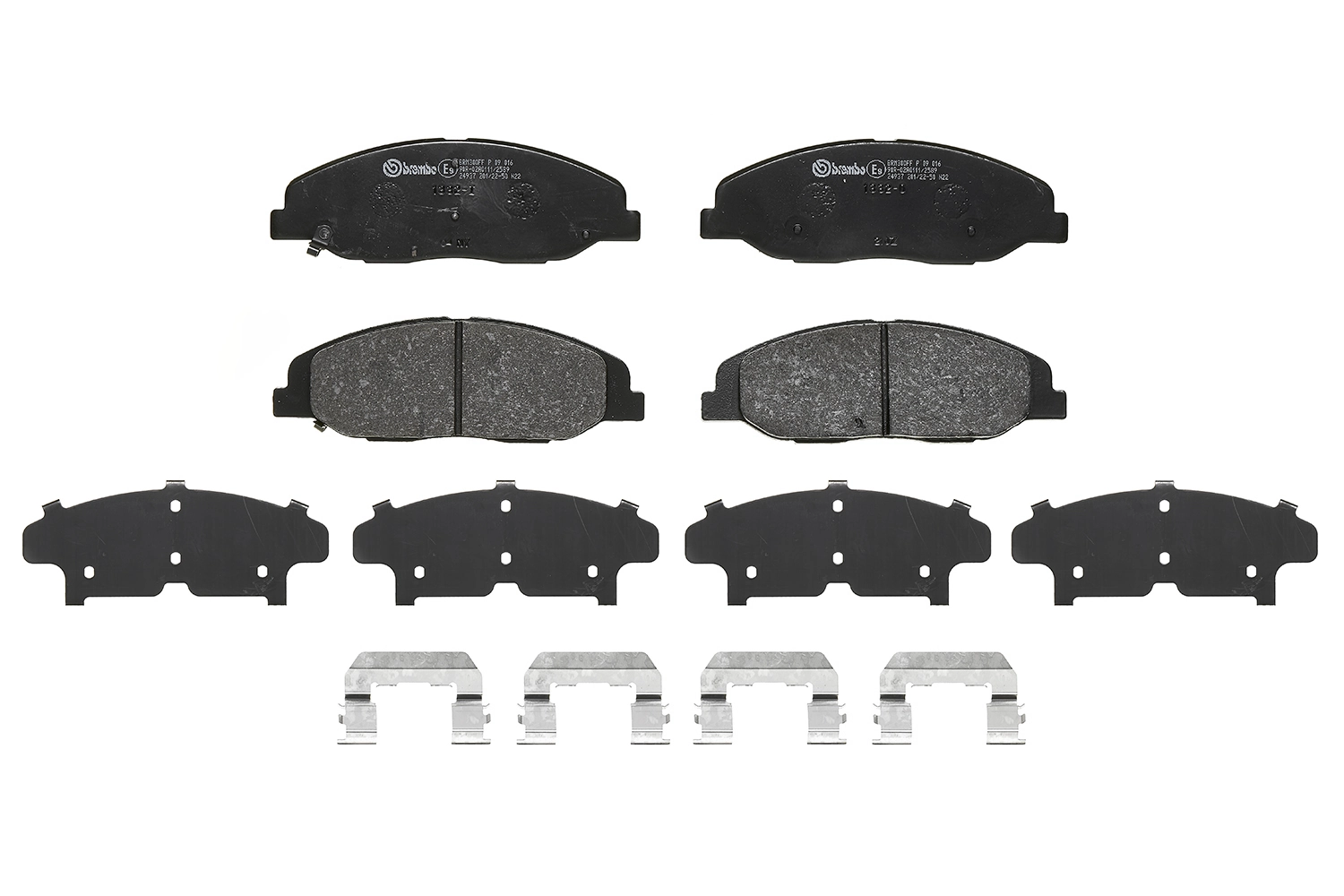 P09016 Brembo Колодки передние