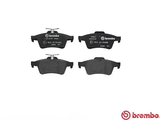 P59042 Brembo Колодки тормозные дисковые комплект
