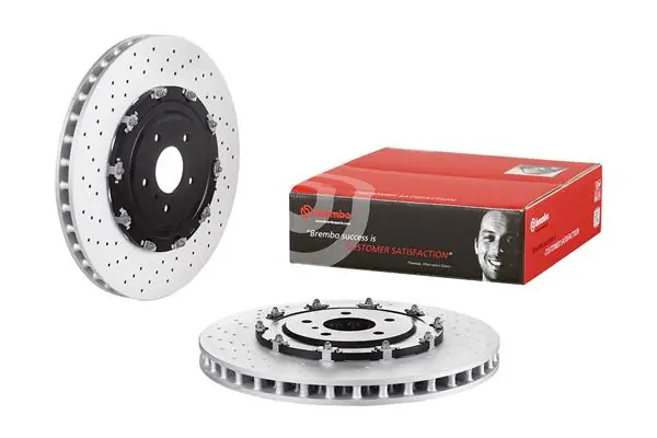 09B38613 Brembo Диск тормозной передний